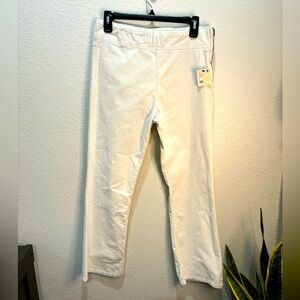 NWT- Free People In My Feelings Mid-rise Cropped Pants Sea Salt Size Small